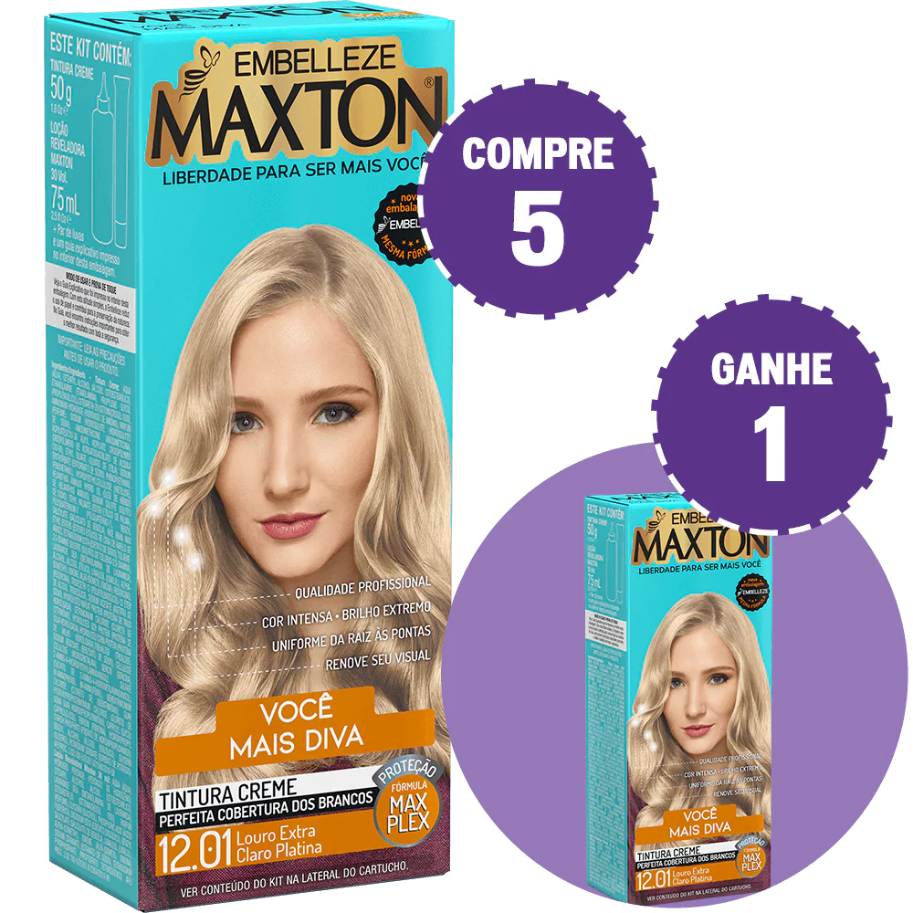 Maxton Blonde More Diva Extra Clear Platinum Kit
