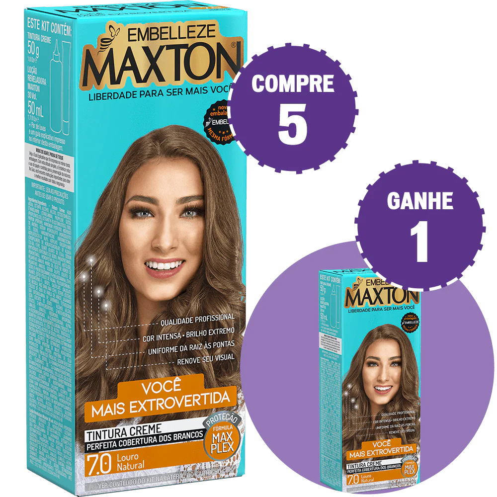 Maxton Blonde + Extrovert Natural Blonde And Kit