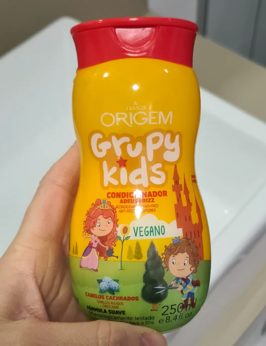 Grupy Kids Adeus Frizz Curly Hair Treatment Anti Frizz Vegan Kit 5 Itens - Nazca - Image 2