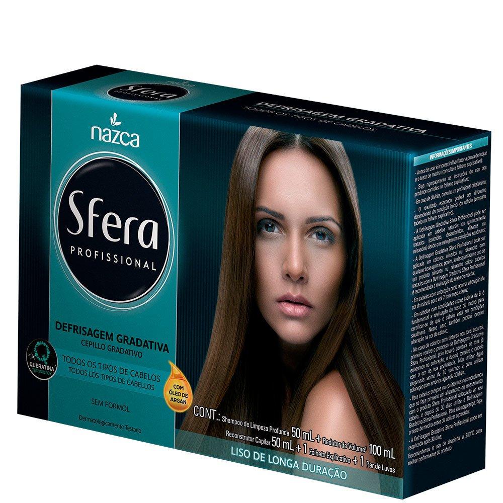 Sfera Gradual Smoothing Anti Frizz Brazilian Hair Smoothing Mini Kit - Nazca