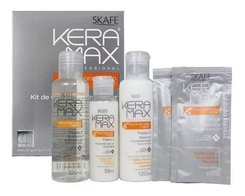 Kit Load of Keratin and Cauterization Capillary Keramax 328ml - Skafe