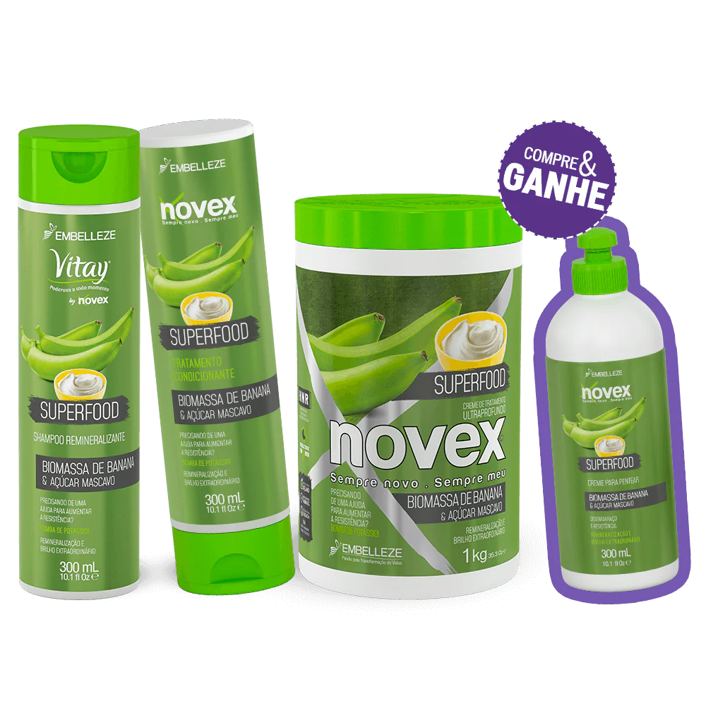 Novex Superfood Banana Biomass And Masican Sugar Kit