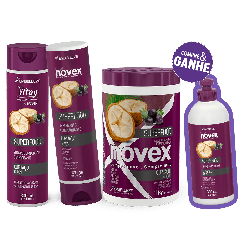 Novex Superfood Cupuaçu And Acai Kit