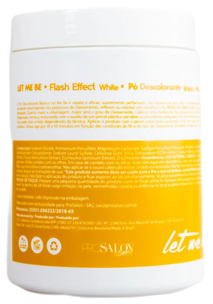Let Me Be Flash Effect White 9 Tones Dust Free Bleaching Powder 400g - ProSalon - Image 2