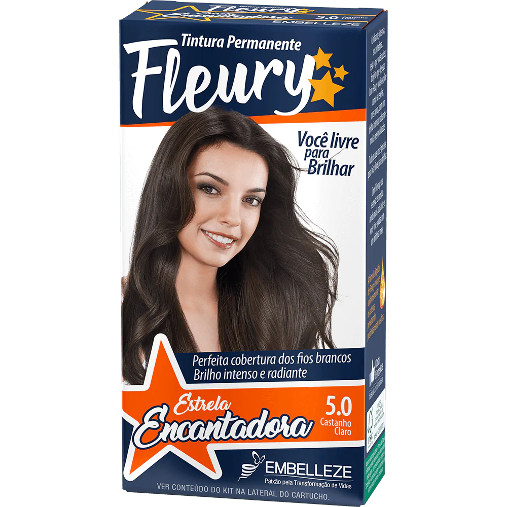 Fleury Hair Dye Light Brown Kit
