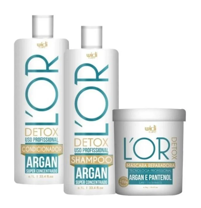 L'OR Detox Collagen Argan Super Concentrated Treatment Kit 3x1 - Widi Care