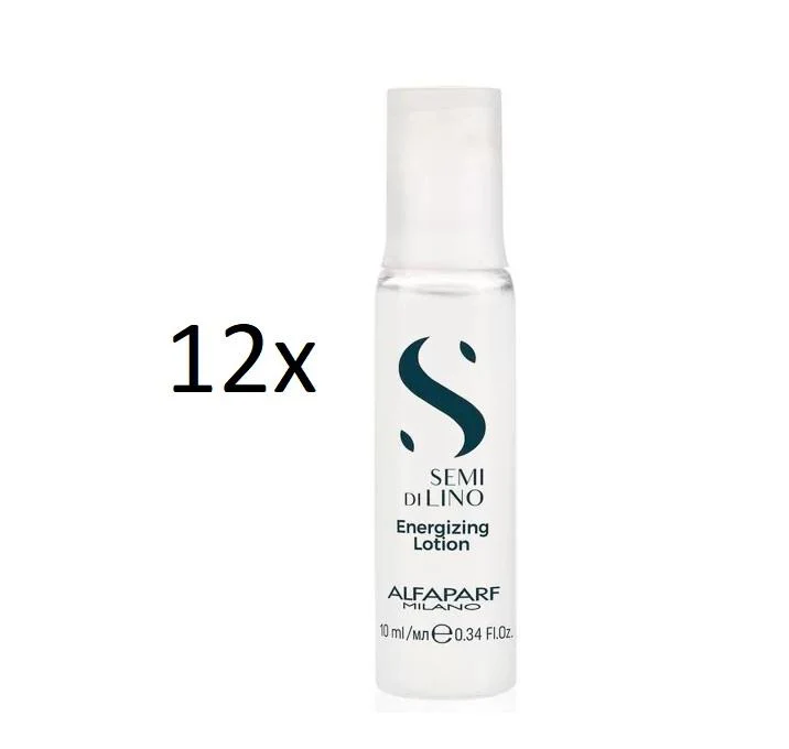 Lot of 12 Semi Di Lino Scalp Renew Energizing Lotion Amps 10ml - Alfaparf Milano - Image 2