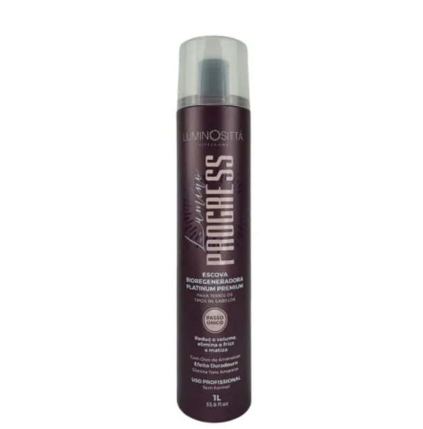Lumino Progressive Brush Regenerator Platinum Blond Hair Sealing 1L - Luminositta