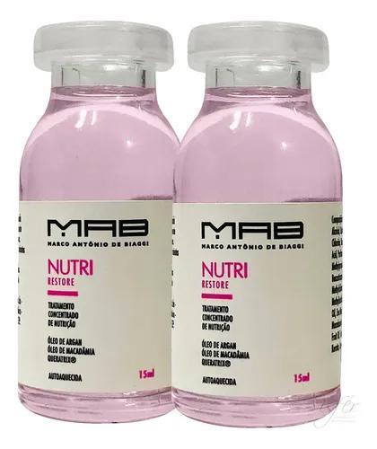 Mab Ampola Nutri Restore P Clabelos Dried 15ml Kit 2un - MAB
