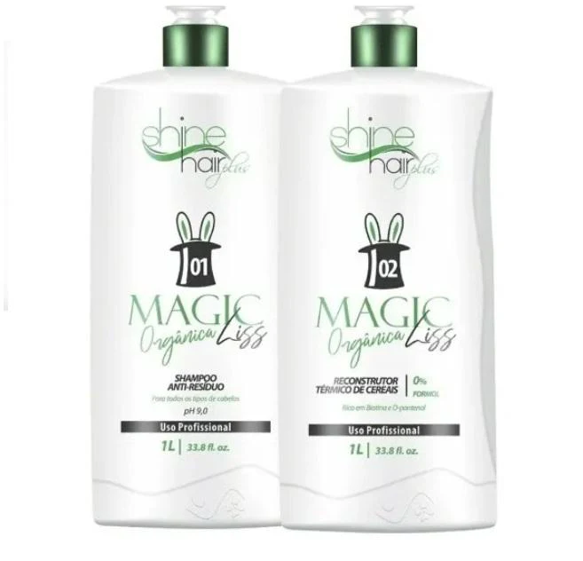 Magic Liss Smooth Thermal Reconstructor Straightening Kit 2x1L - Shine Hair