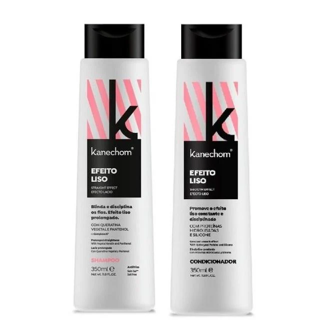 Mais Liso Prolonged Straight Effect Discipline Shielding Kit 2x350ml - Kanechom