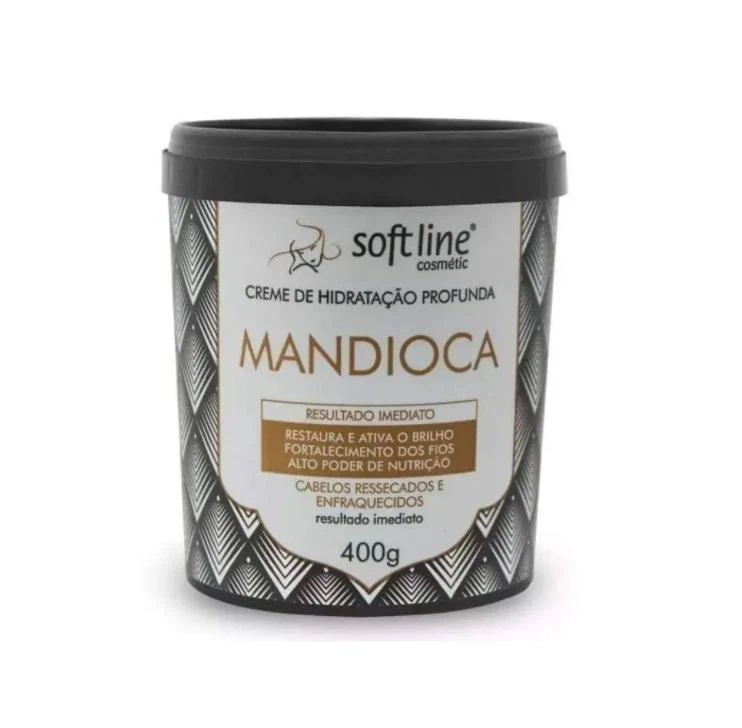 Mandioca Dry Hair Deep Moisturizing Manioc Cassava Mask 1Kg - Soft Line