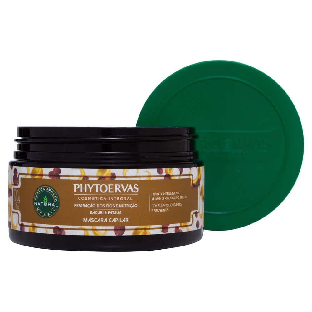 Phytoervas Mask for Hair Repair of Wires and Nutrition Bacuri and Patauá 220ml - Image 2