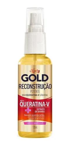 Max Keratin V Liquid Reconstruction Potent Niely Gold 120ml - Niely Gold