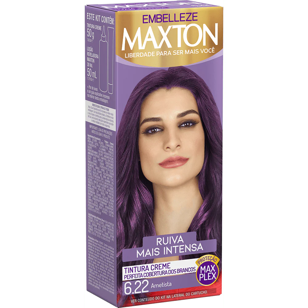 Maxton Hair Dye More Intense Amethyst Redhead Kit