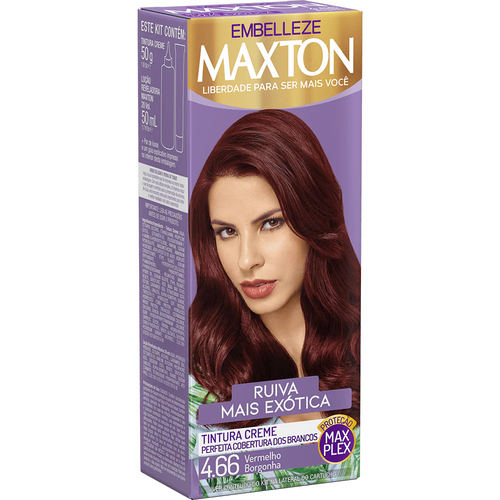Maxton Hair Dye Redhead + Exotic Red Burgundy Kit