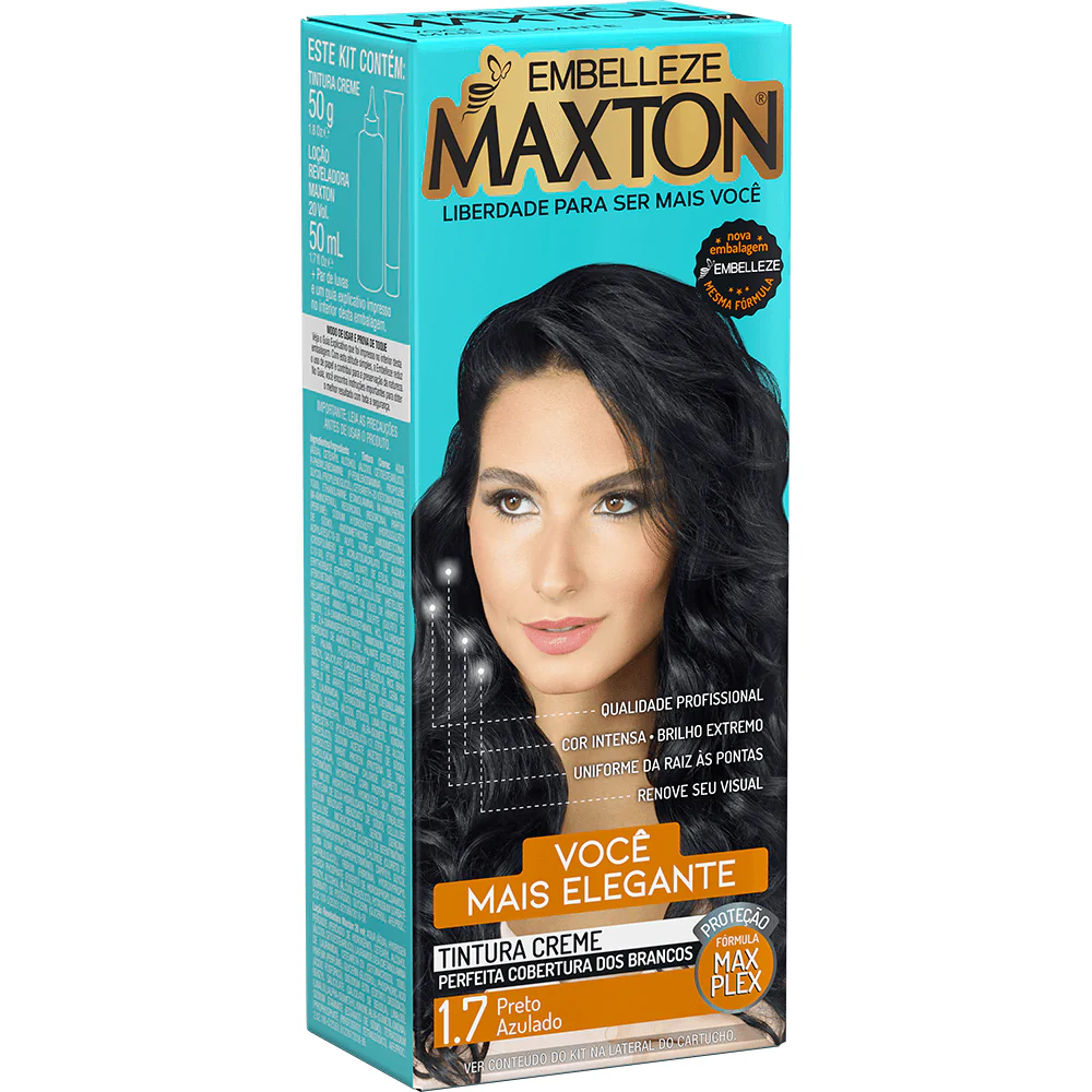 Maxton Hair Dye You More Elegant Bluish Black Kit