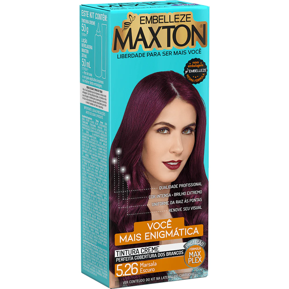 Maxton Hair Dye You More Enigmatic Marsala Dark Kit