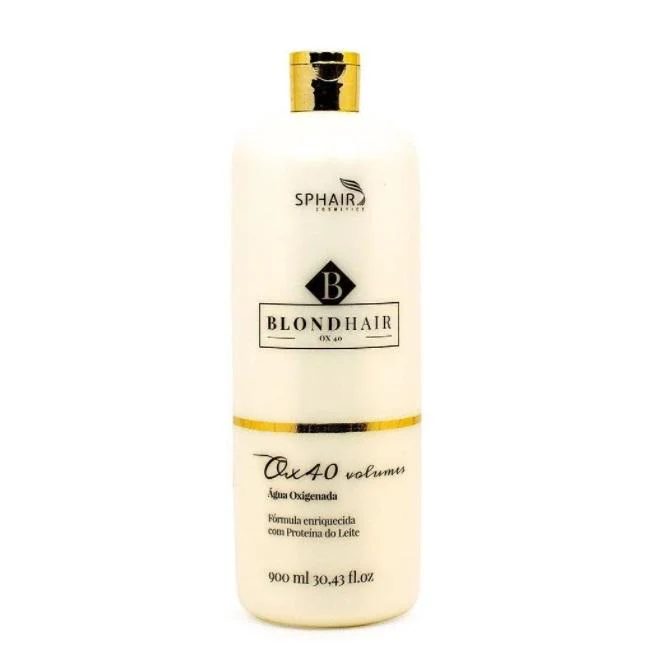 Milk Protein Hair Bleaching Hydrogen Peroxide Blond OX 40 Vol. 900ml - Sphair - Image 2