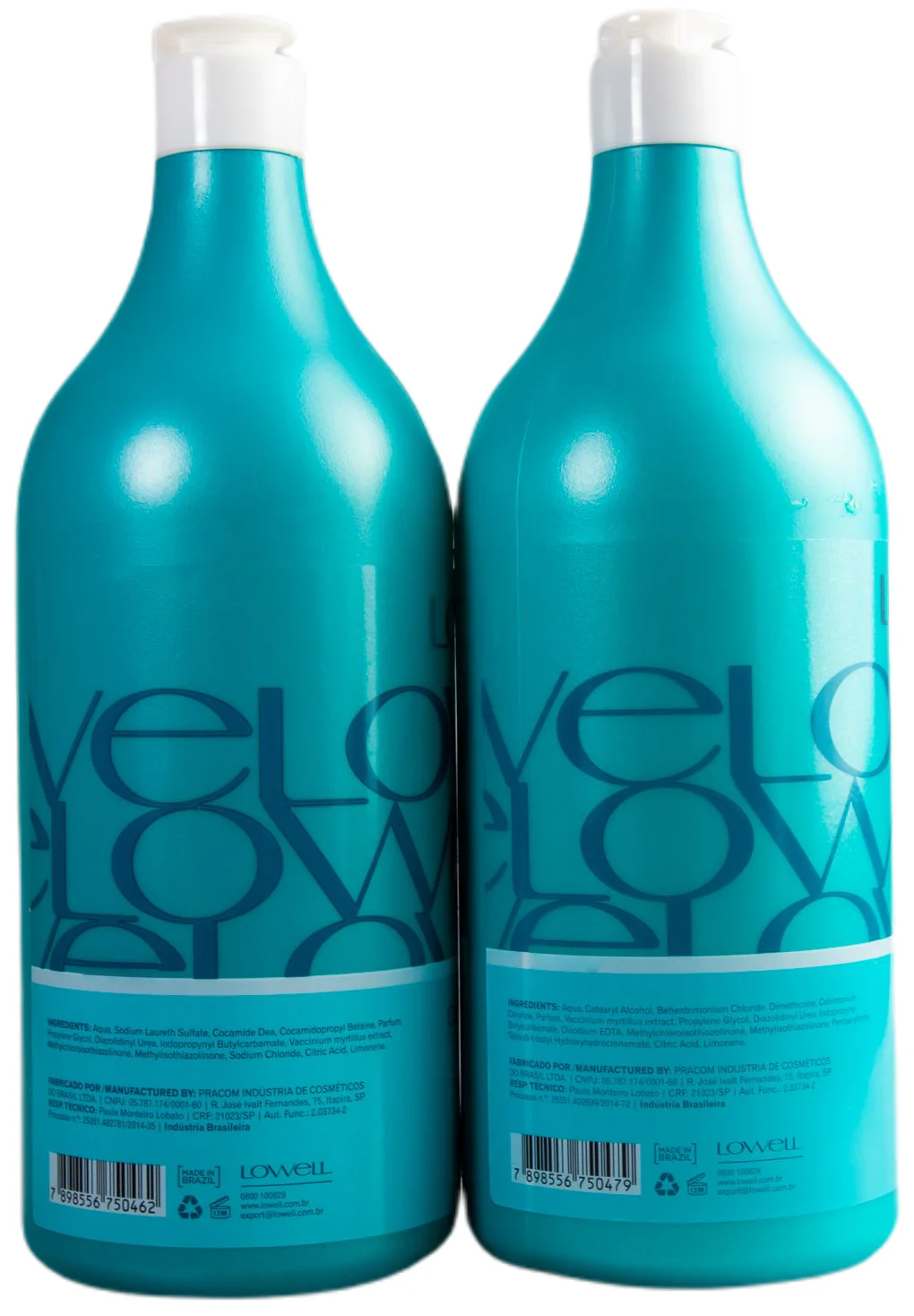 Mirtilo Extract Shampoo and Conditioner Complex Care Hair Kit 2x1000ml - Lowell - Image 3