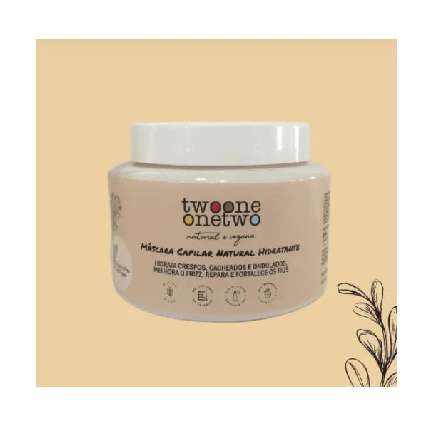 Moisturizing Daily Care Argan Rícino Hydration Vegan Mask 200g - Twoone Onetwo