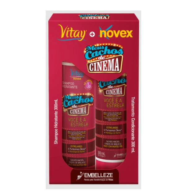 My Curls Vitay Novex Meus Cachos de Cinema Curly Hair Kit 2x300ml - Embelezze