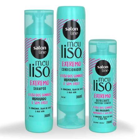 Salon Line My Smooth Extreme Vegan Coconut Alor Vera D-Panthenol Kit 3 Prod.