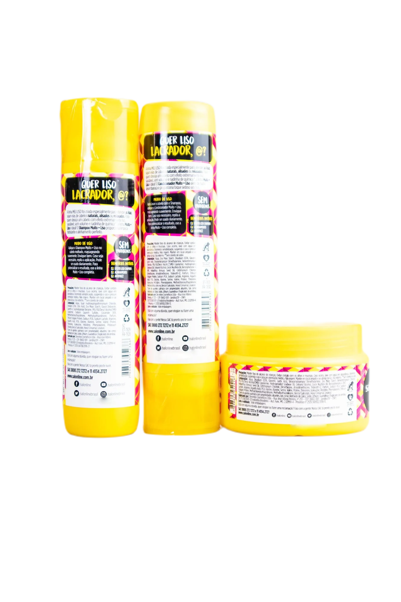 Salon Line My Smooth Too + Smoother Vegan No Chemistry Treatment Kit 3 Prod. - Image 2