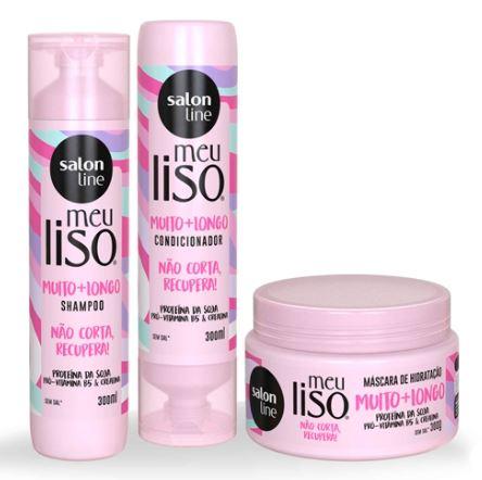 Salon Line My Sooth Too + Longer Vegan Soy Protein Creatine B5 Kit 3 Products