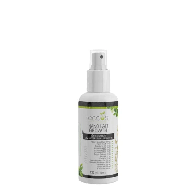 Nano Hair Growth Anti Loss Tonic Fortifying Antioxidant Treatment 120ml - Eccos