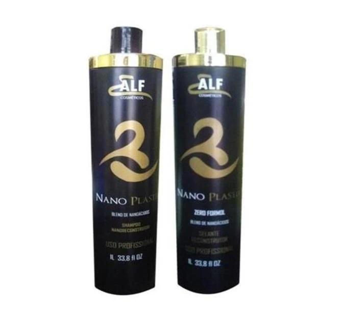 Nano Hair Plastic Natural Smooth Effect Reconstructor Kit 2x1 - Alf Cosmetics