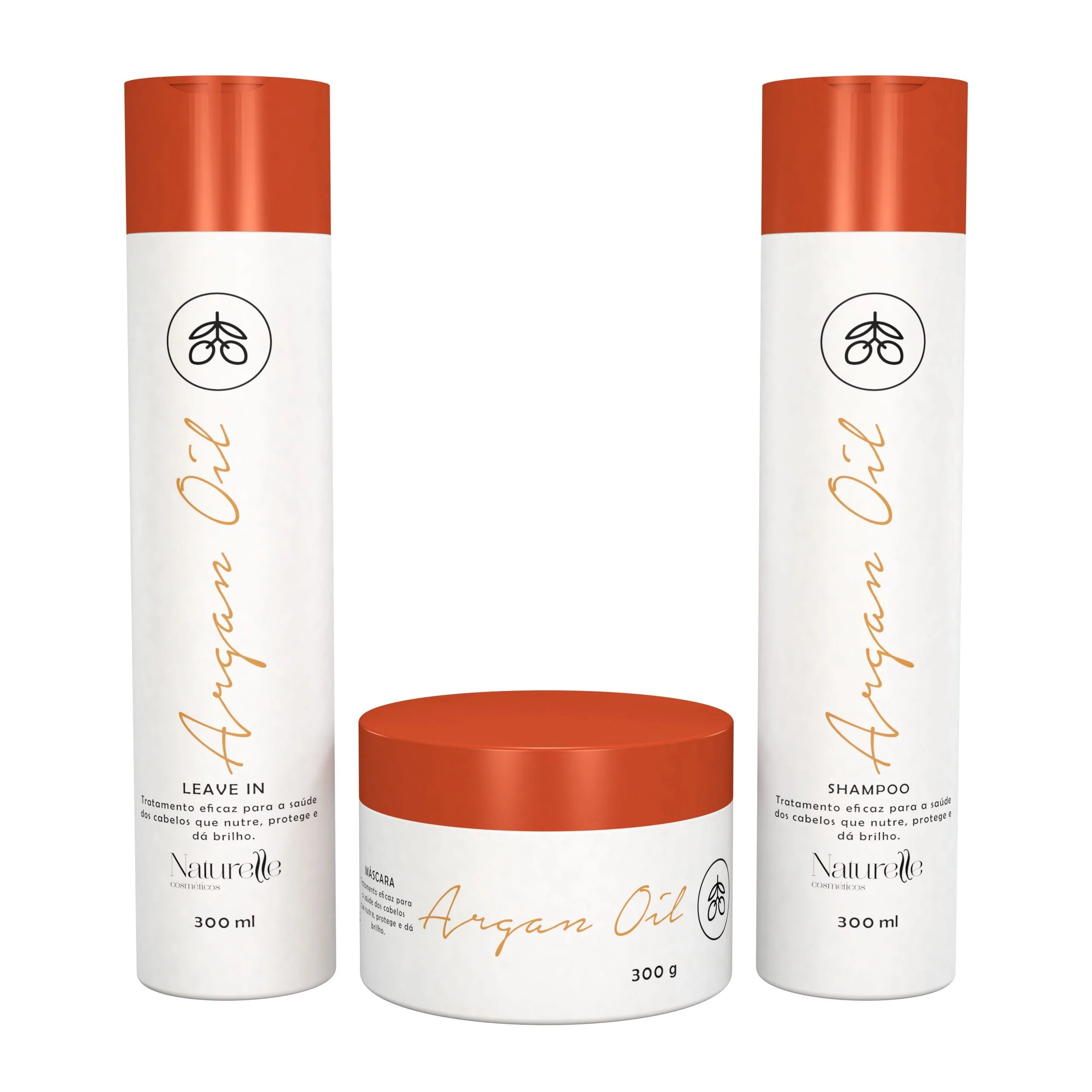 Naturelle Argan Oil Home Care Kit 3x 300ml / 3x 10.1 fl oz