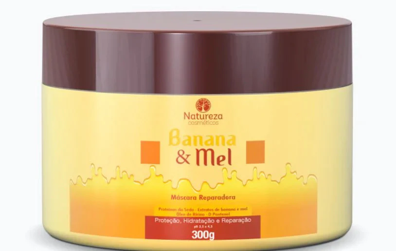 Natureza Cosmetics Banana & Honey Mask 300g / 8.8 fl oz