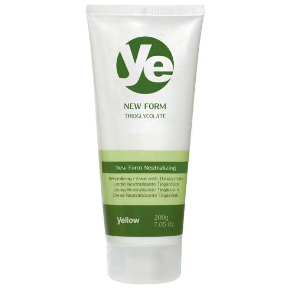 New Form Wavy Hair Aloe Vera Wheat Germ Thioglycolate Neutralizing 200g - Yellow