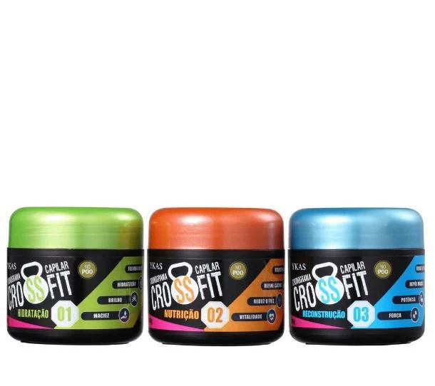 No Poo Crossfit Capillary Schedule SOS Express Hair Treatment 3x100g - Ykas - Image 7