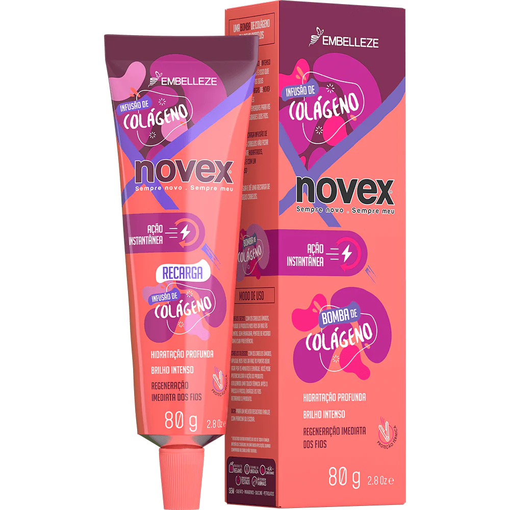 Novex Hair Mask Recharge Infusion Of Collagen 80g