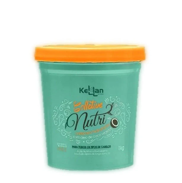 Nutri Lipids Coconut Mask Dry Hair Nourishing Softness Treatment 1kg - Kellan
