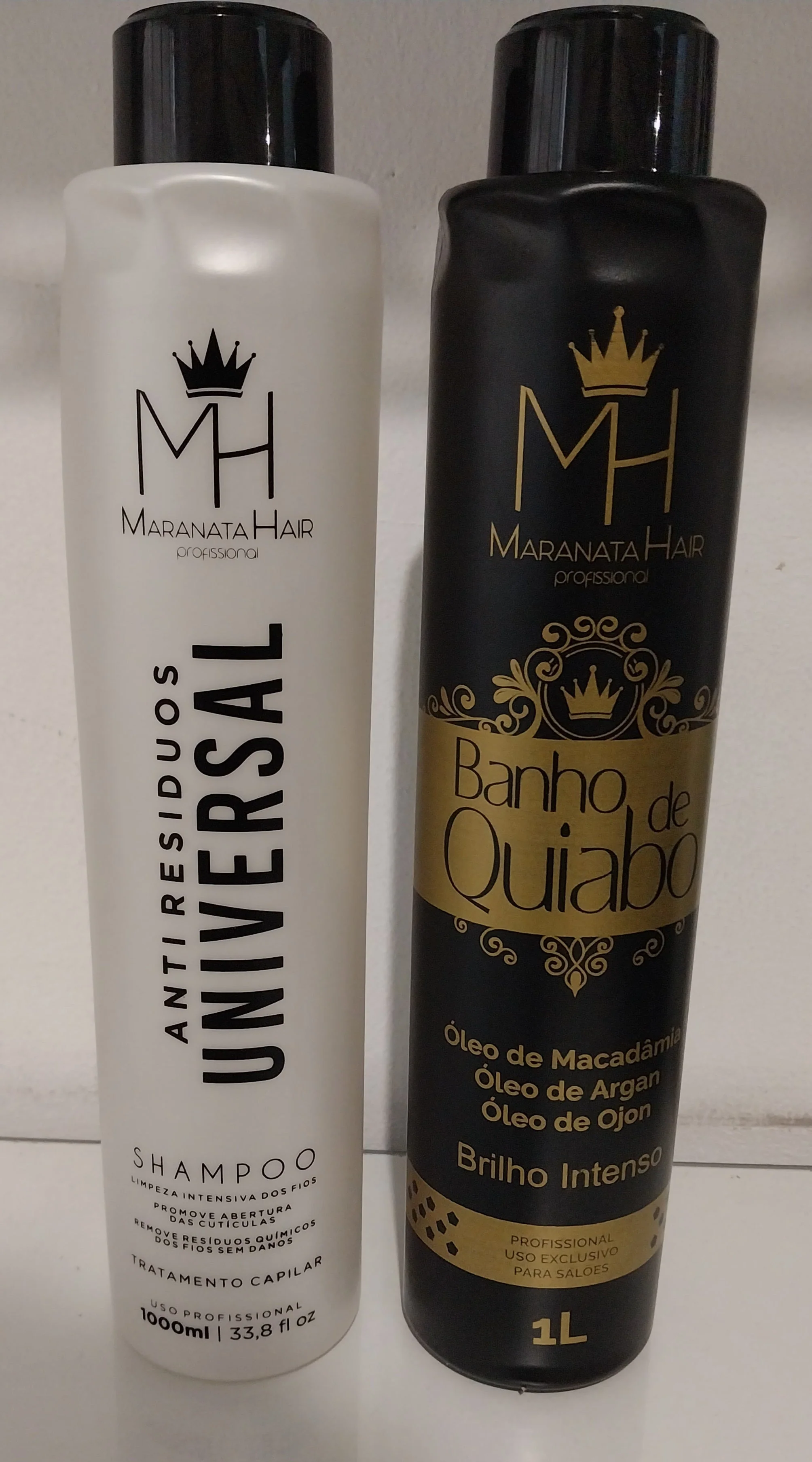 Okra Quiabo Definitive Brush Treatment Macadamia Ojon Argan 2x1L - Maranata Hair - Image 2