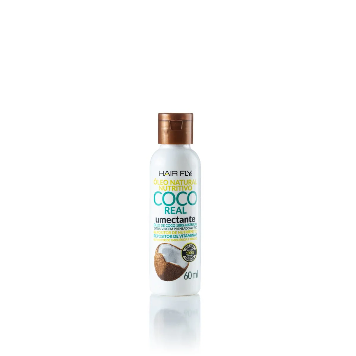Hair Fly Natural Natural Oil Real Coconut Oil 60ml