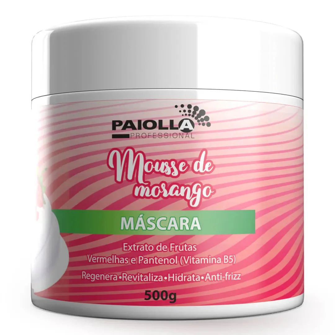 Paiolla Strawberry Mousse Mask 500g / 17.63 fl oz