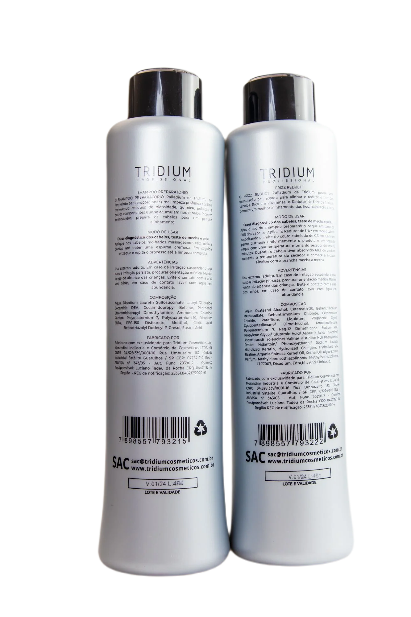 Palladium Frizz Reduction Progressive Brush Alignment Treatment 2x1L - Tridium - Image 2