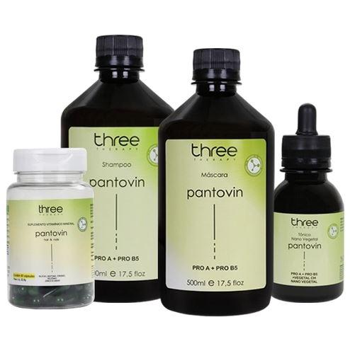 Pantovin Hair Growth Healthy Moisturizing Treatment Kit 4 Prod. - Three Therapy