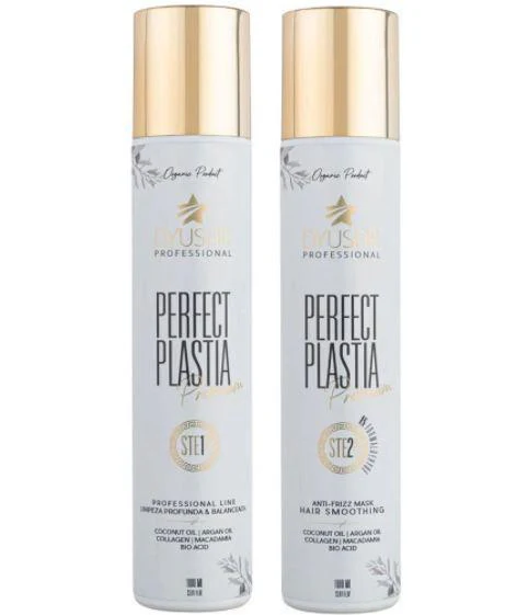 Perfectplastia Premium Hair Smoothing Brazilian Blowout Organic 2x1L - Dyusar