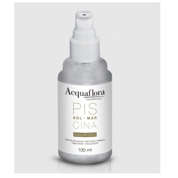 Piscina Pool Sun Sea Coconut Oil Hair Finishing Humectation 100ml - Acquaflora