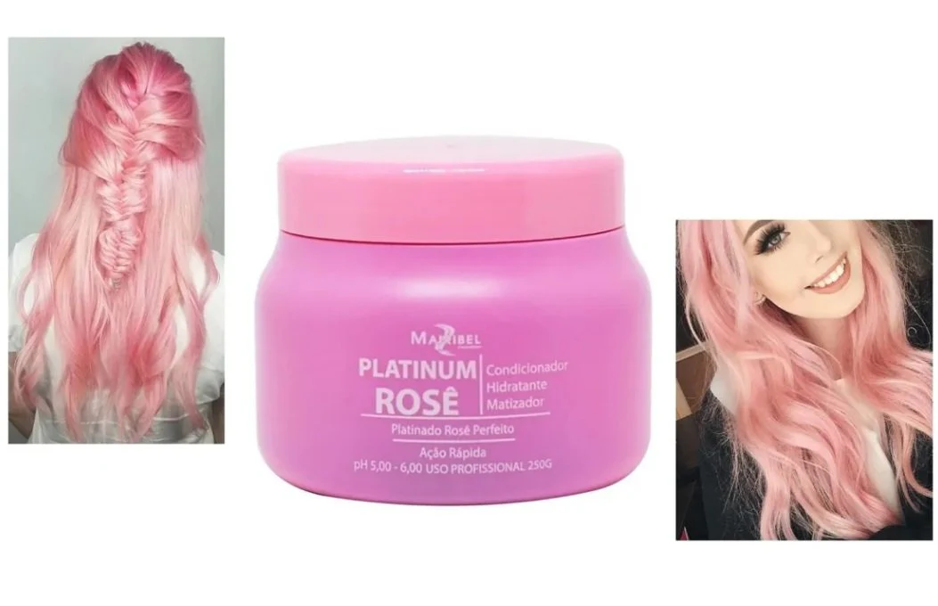Platinum Rosé Pink Keratin Grape Seed Tinting Conditioning Mask 250g - Mairibel - Image 2
