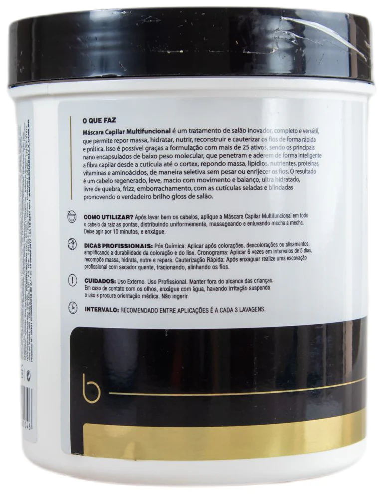 Pra Tudo Capillary Schedule Hydration Nutrition Repair Hair Mask 1Kg - Borabella - Image 4