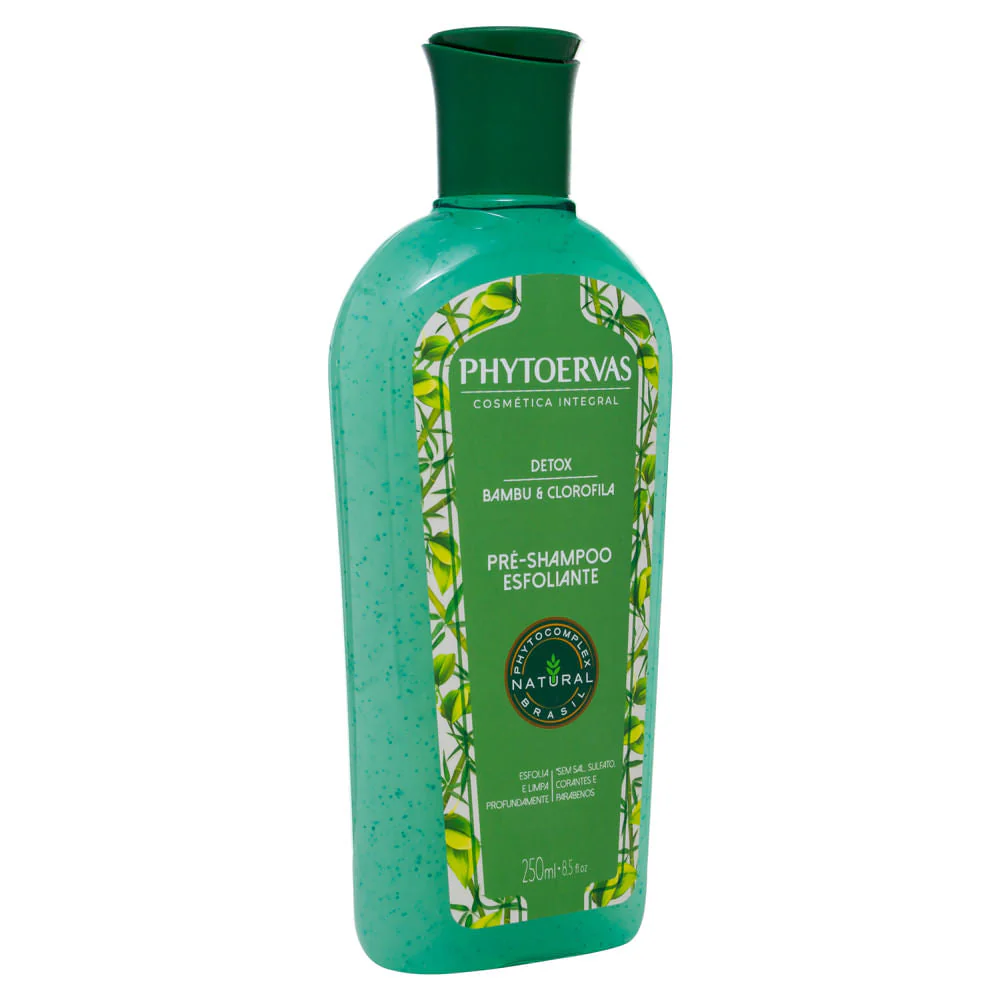 Phytoervas Pre Shampoo Detox Bamboo and Chlorophila 250ml - Image 2