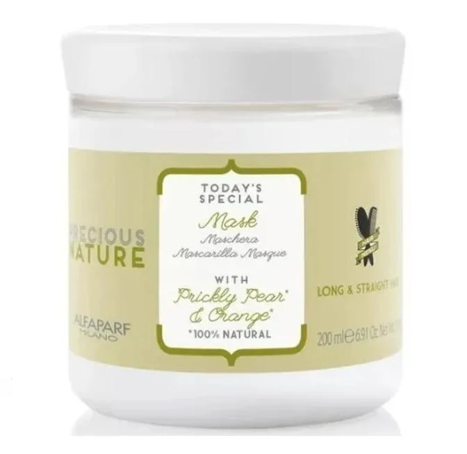 Precious Nature Long & Straight Hair Pear Orange Mask 200ml - Alfaparf Milano