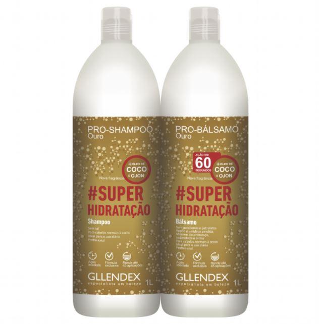 Pro Gold Super Hydration Moisturizing Coconut Ojon Kit 2 Products - Gllendex