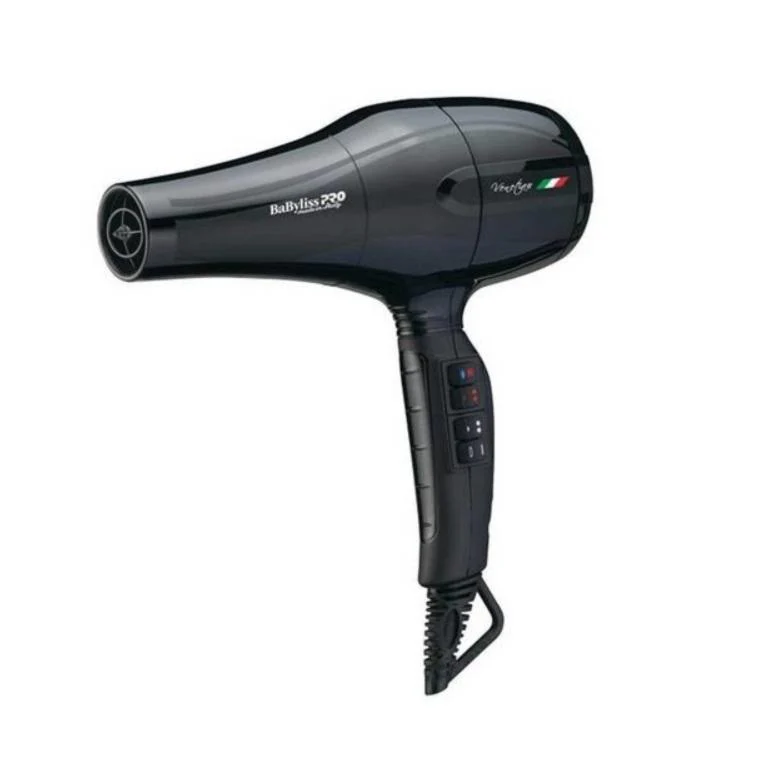 Professional Venetian Black Hair Dryer 110V 127V 2000W - Babyliss